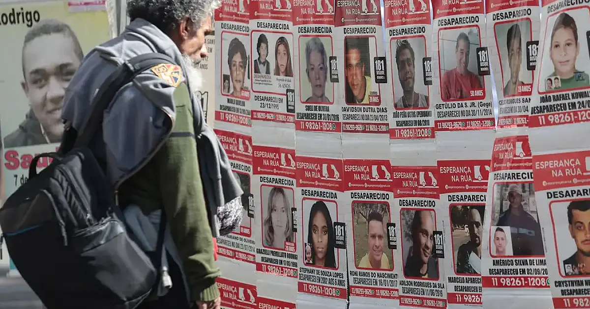 Brasil registrou 84,7 mil desaparecidos em 2025; média de 232 por dia