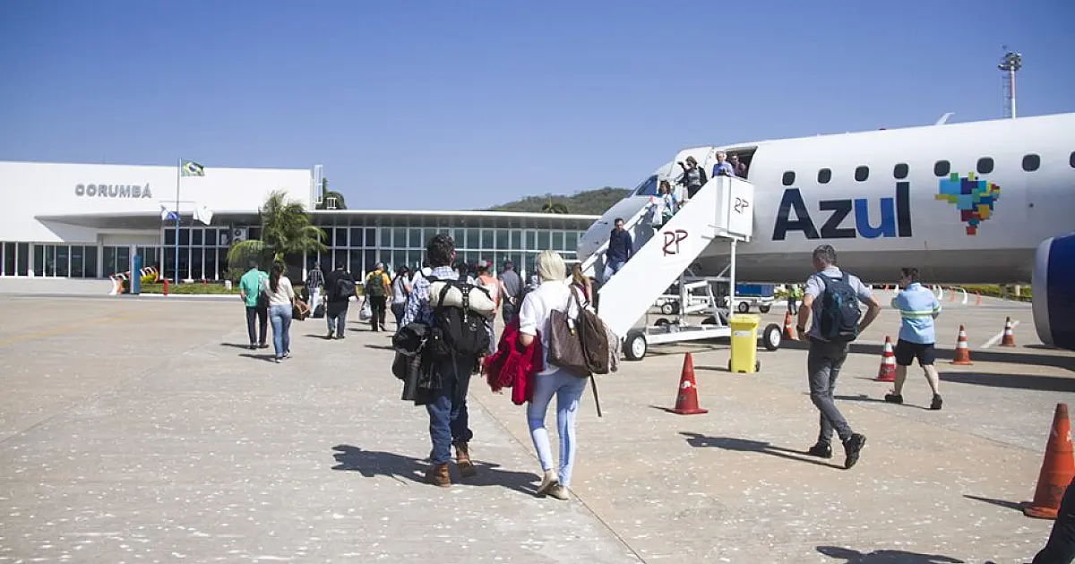 Voo Corumbá-Campinas completa um ano com 74,7% de taxa de ocupação