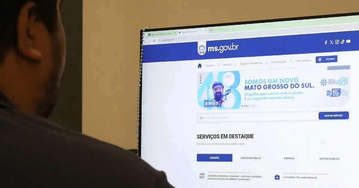 MS ocupa 9ª posição no ranking nacional de serviços digitais