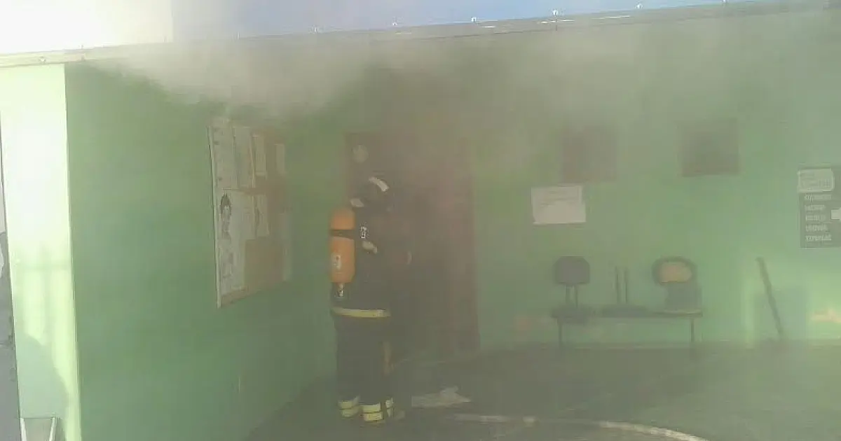 Unidade de Saúde do Dom Bosco pega fogo