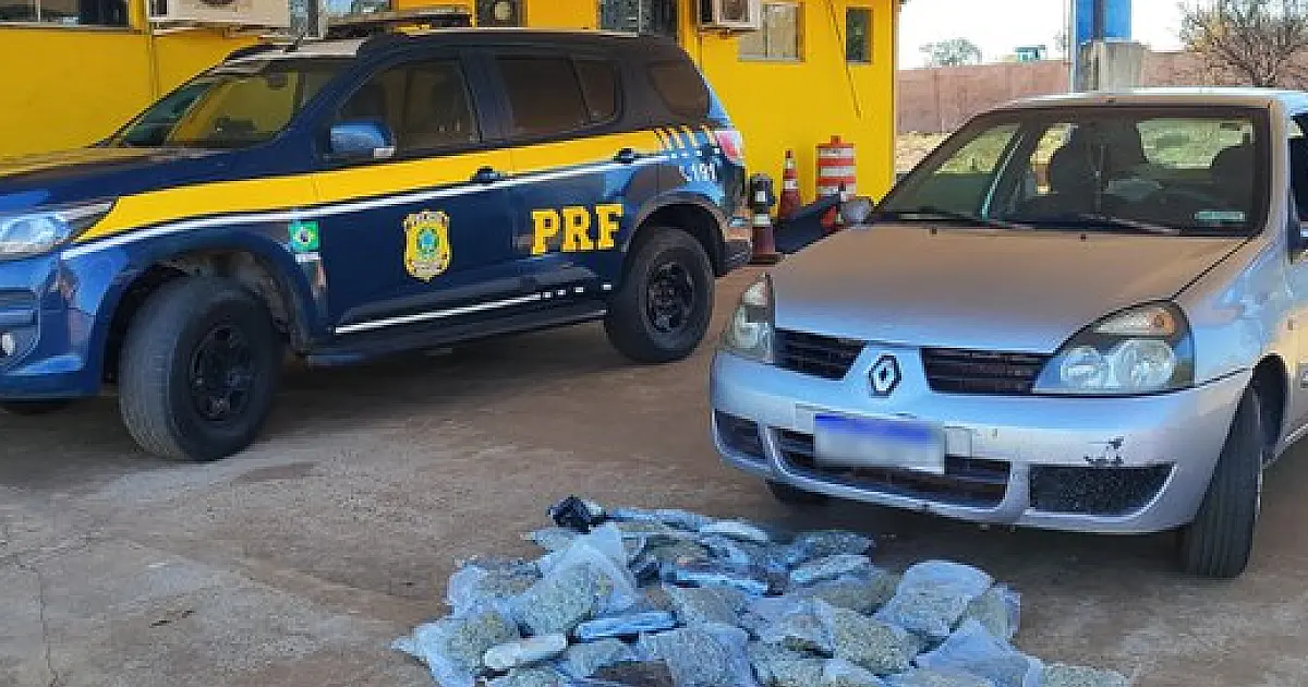 Homem é preso com 37 kg de drogas em rodovia federal de Água Clara