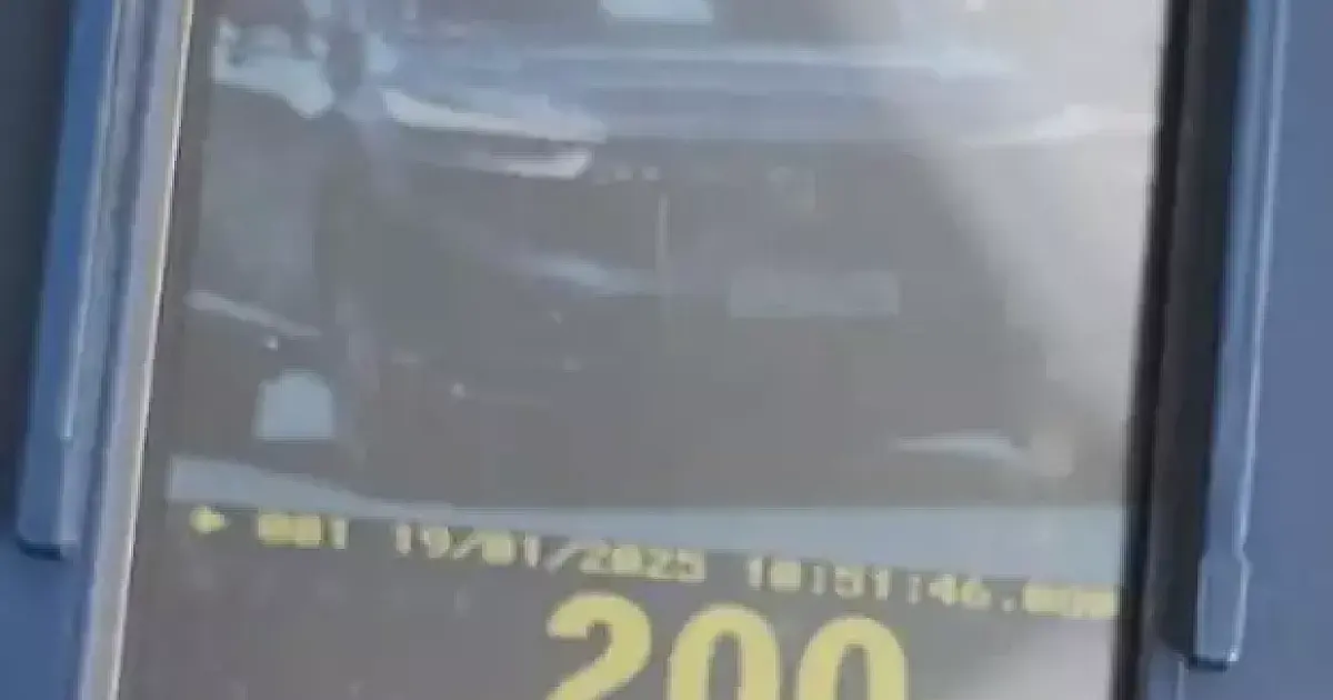 Carro é flagrado a 200 km por hora na rodovia que mais mata em MS