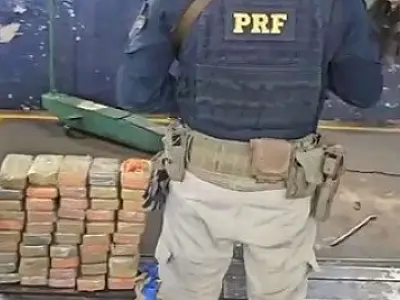 PRF apreende 56 kg de cocaína em Dourados durante fiscalização na BR-163