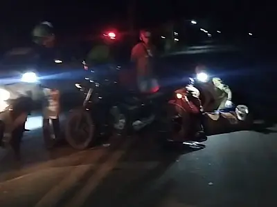 Motociclista com suspeita de embriaguez é resgatado inconsciente na BR 262
