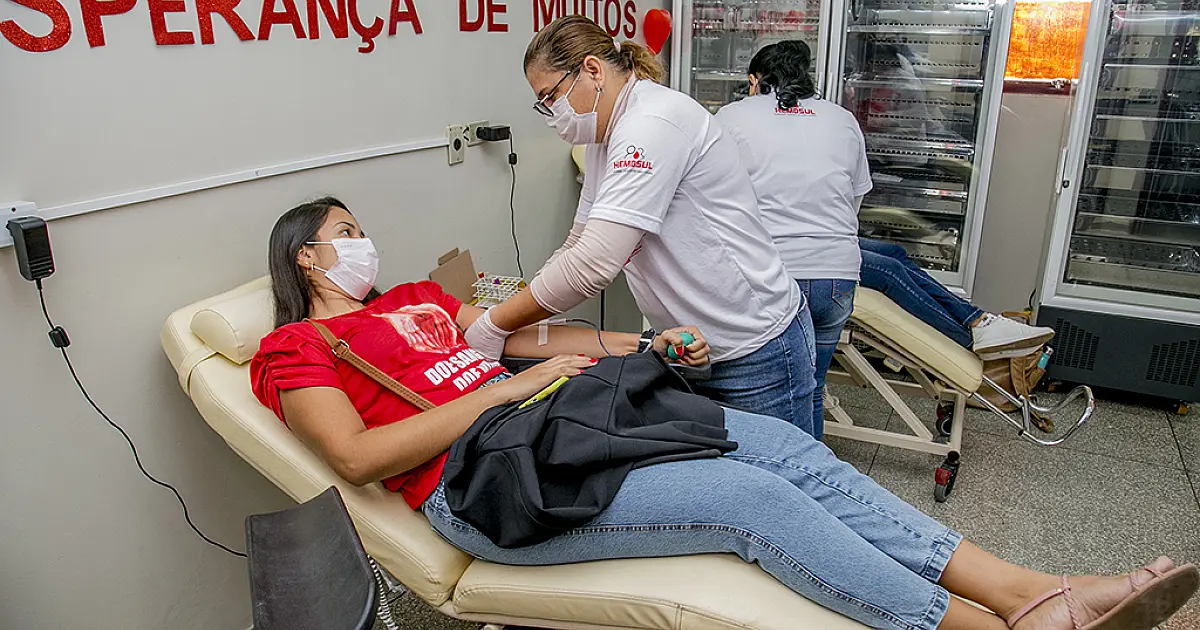 Alteração em norma institui atividades educativas sobre doação de sangue em MS