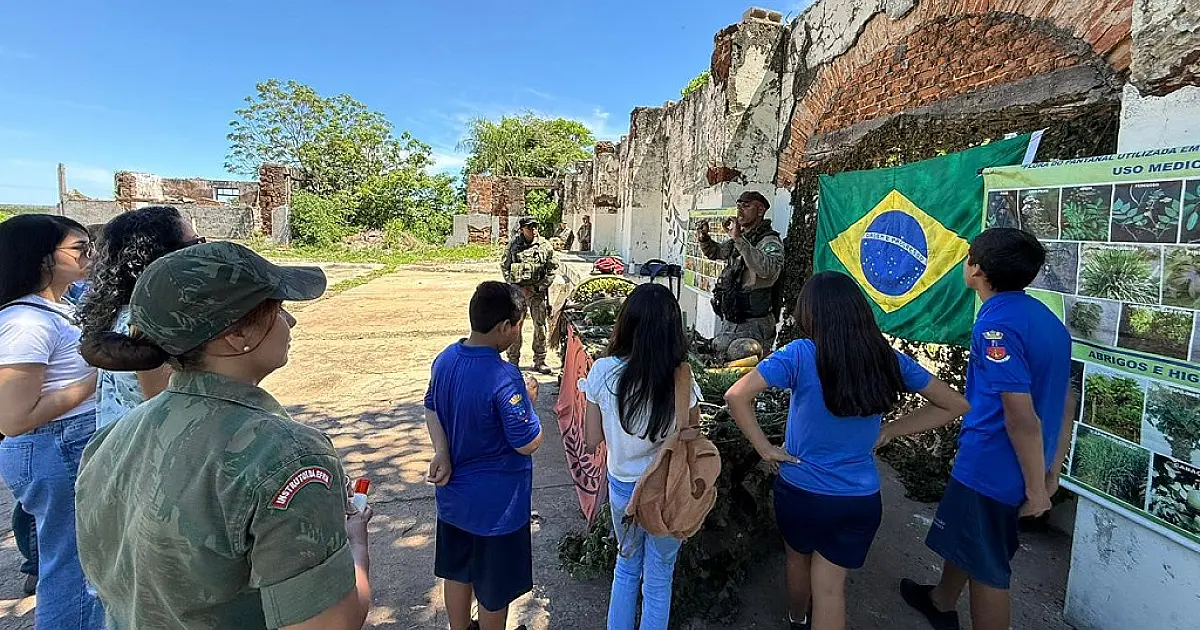 Área militar do Rabicho abre portas para pesquisas e formação em Corumbá
