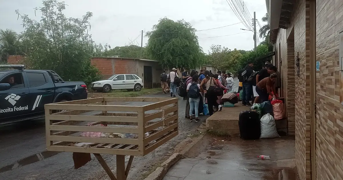 Casa no bairro Popular Nova é alvo de fiscalização contra descaminho