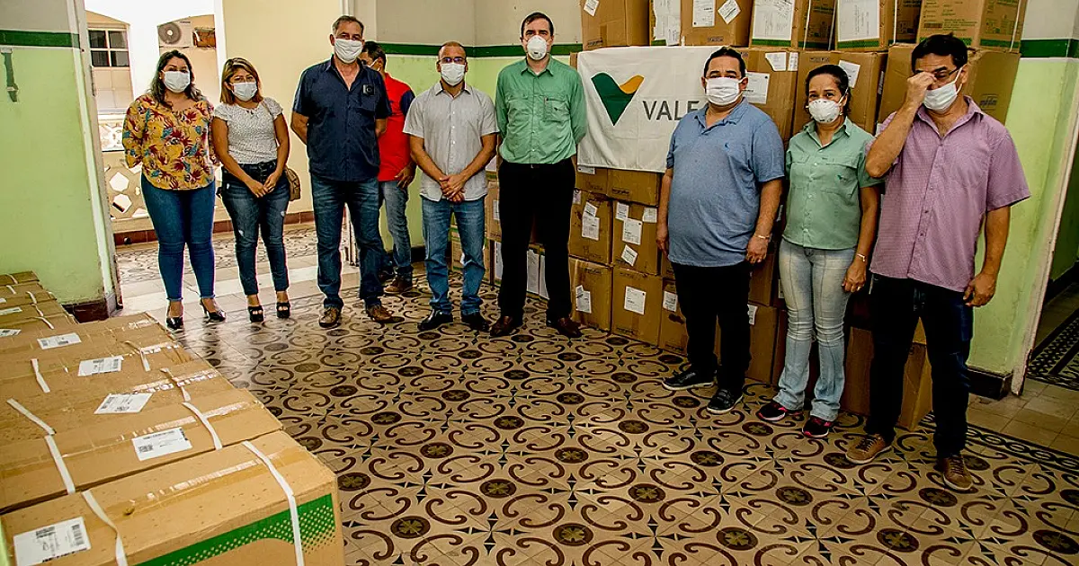 Vale entrega 2 toneladas de EPI's à Santa Casa de Corumbá