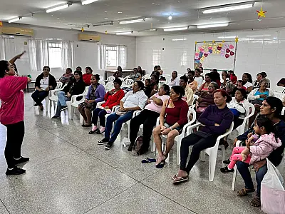 Reunião do Bolsa Família leva serviços de saúde e orientação ao Cras I