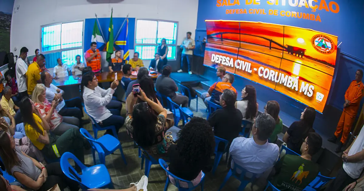 Corumbá inaugura Sala de Situação para reforçar ações da Defesa Civil