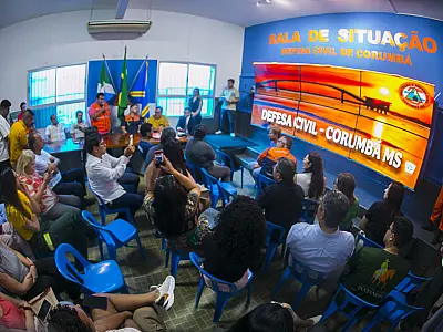 Corumbá inaugura Sala de Situação para reforçar ações da Defesa Civil