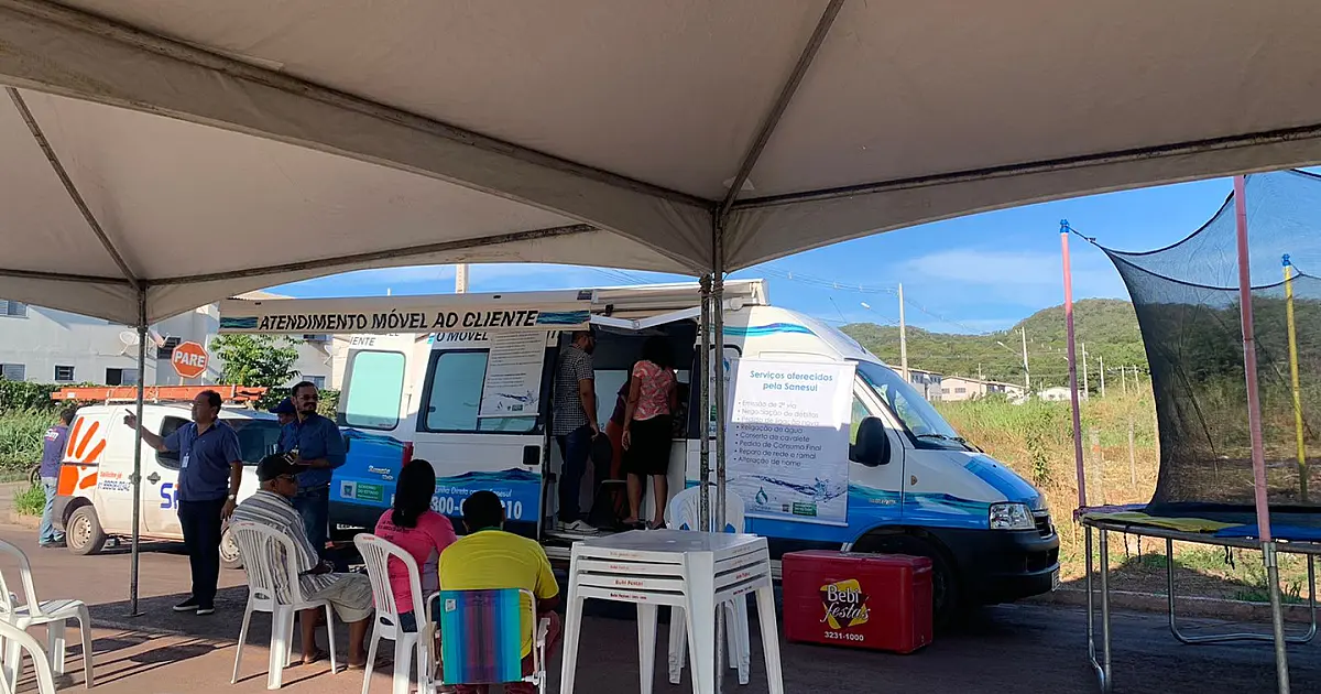 Corumbá e Ladário recebem em junho Serviço de atendimento Móvel da Sanesul