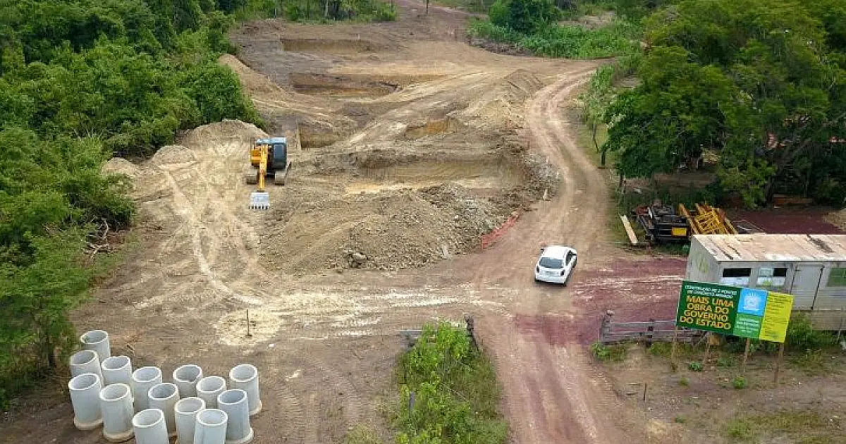 Implantação do acesso a Porto Esperança avança com o trevo na BR-262 e pontes de concreto