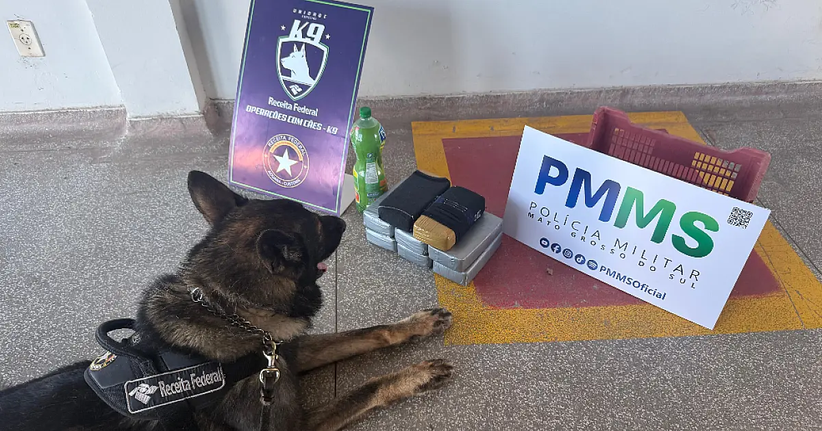 Operação FERA intercepta 2 toneladas de mercadorias e 10 kg de pasta base em Corumbá