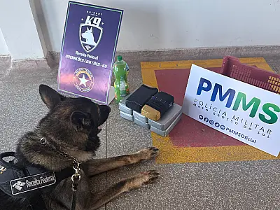 Operação FERA intercepta 2 toneladas de mercadorias e 10 kg de pasta base em Corumbá