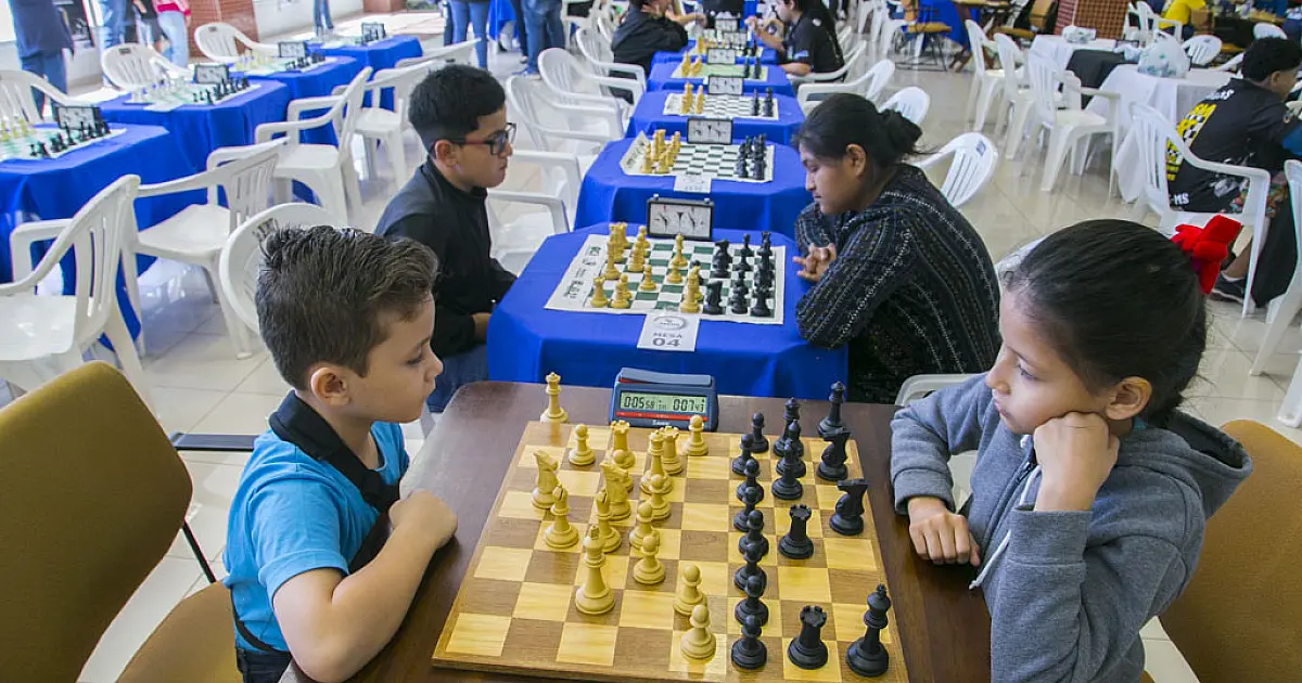 Corumbá sediou etapa estadual do Circuito Escolar de Xadrez