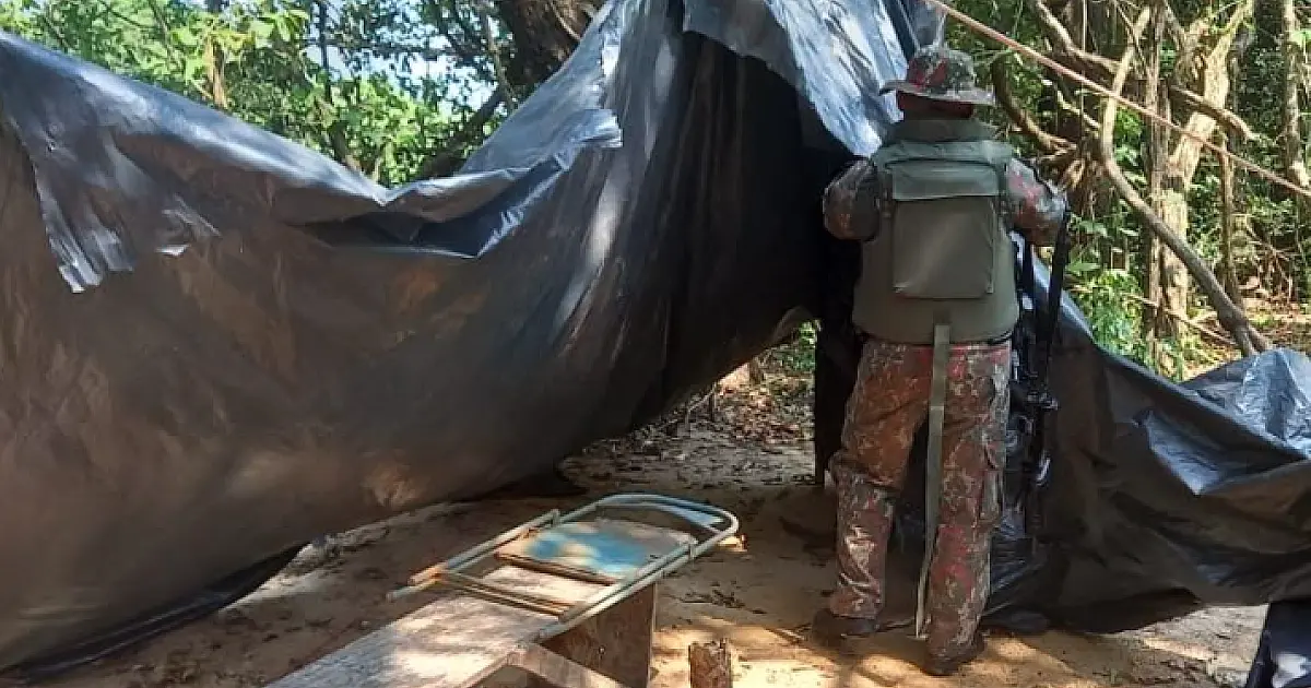 PMA desmonta acampamento mas caçadores escapam para o Paraguai