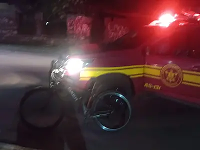 Bombeiros capturam assaltante armado e recuperam bicicleta de adolescente