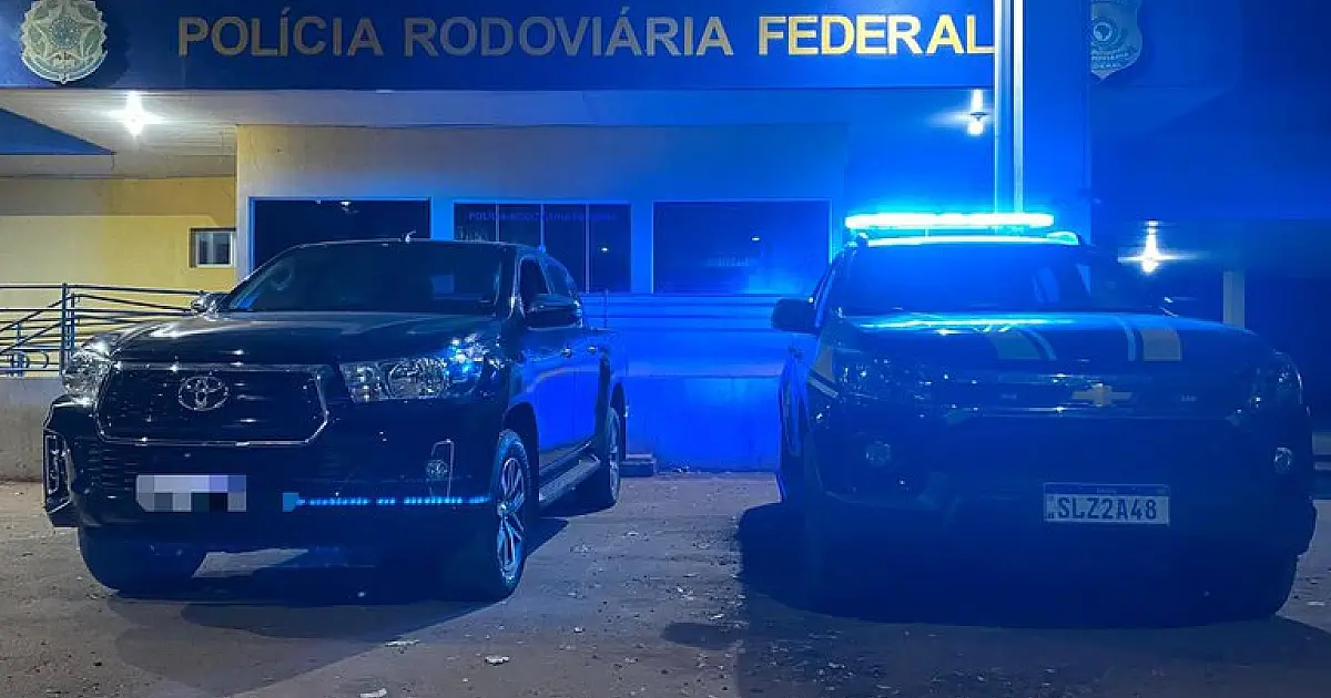 Caminhonete furtada em SC é recuperada na BR 262