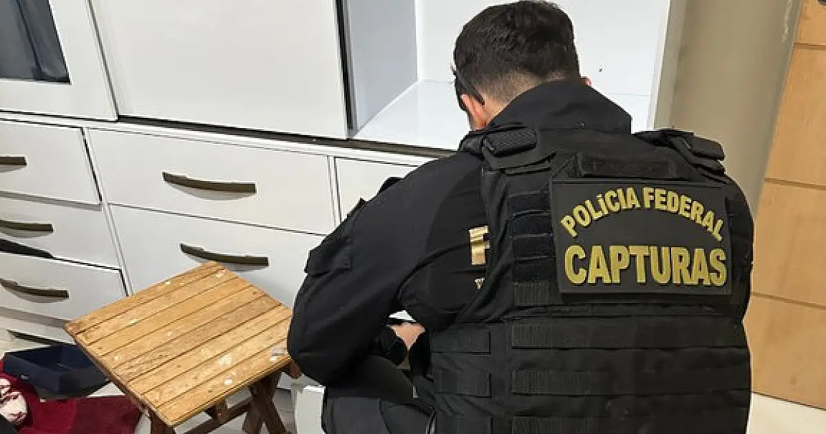 Acusado de integrar esquema de tráfico de drogas é preso em operação da PF