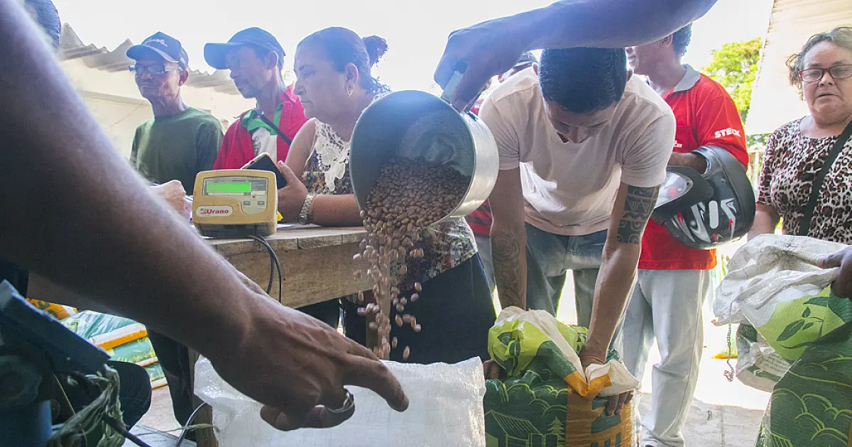 Prefeitura e Estado entregam sementes de feijão para agricultura familiar
