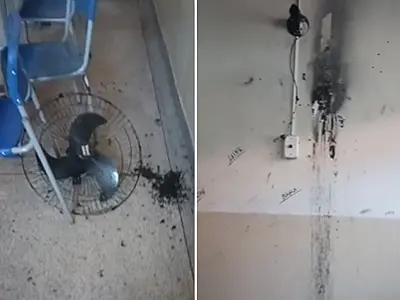 Curto-circuito em ventilador mobiliza Bombeiros em escola estadual de Corumbá