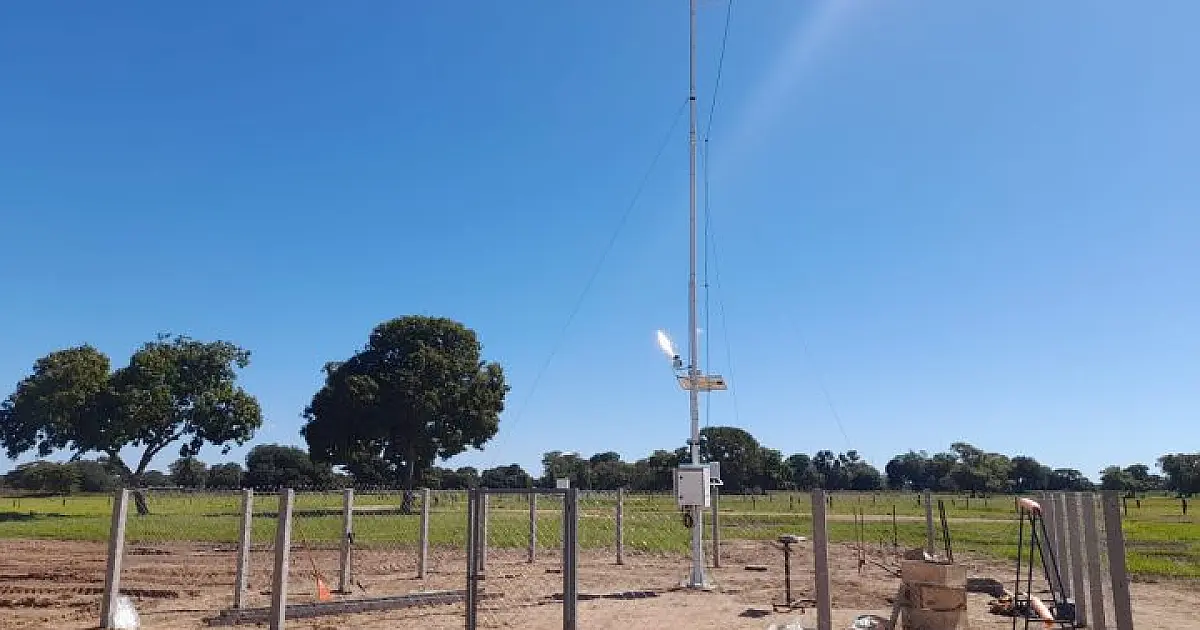 Primeira estação meteorológica instalada no Pantanal começa a transmitir dados