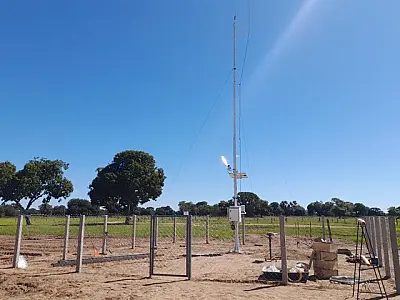 Primeira estação meteorológica instalada no Pantanal começa a transmitir dados