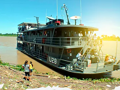 Navio assistencial da Marinha atende população de Ladário nos dias 17 e 18 de Junho