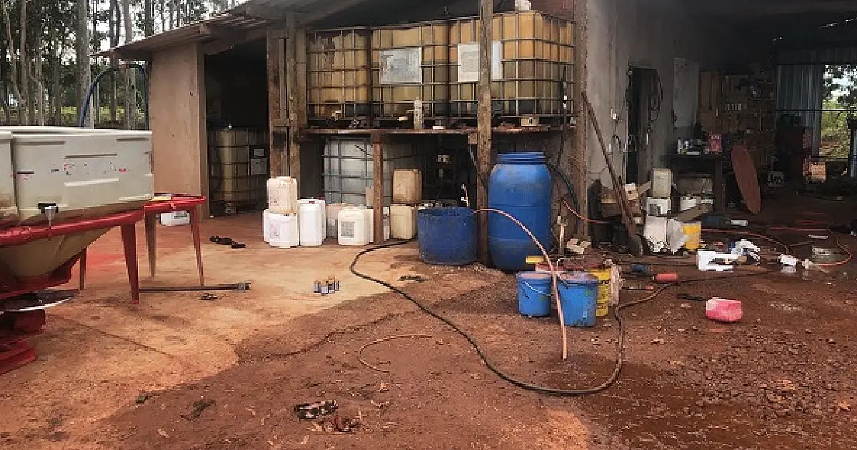 PMA apreende agrotóxico, gasolina e diesel e autua infrator em R$ 20 mil