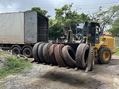 Primeira coleta de pneus do ano destina 24 toneladas para descarte adequado em Corumbá