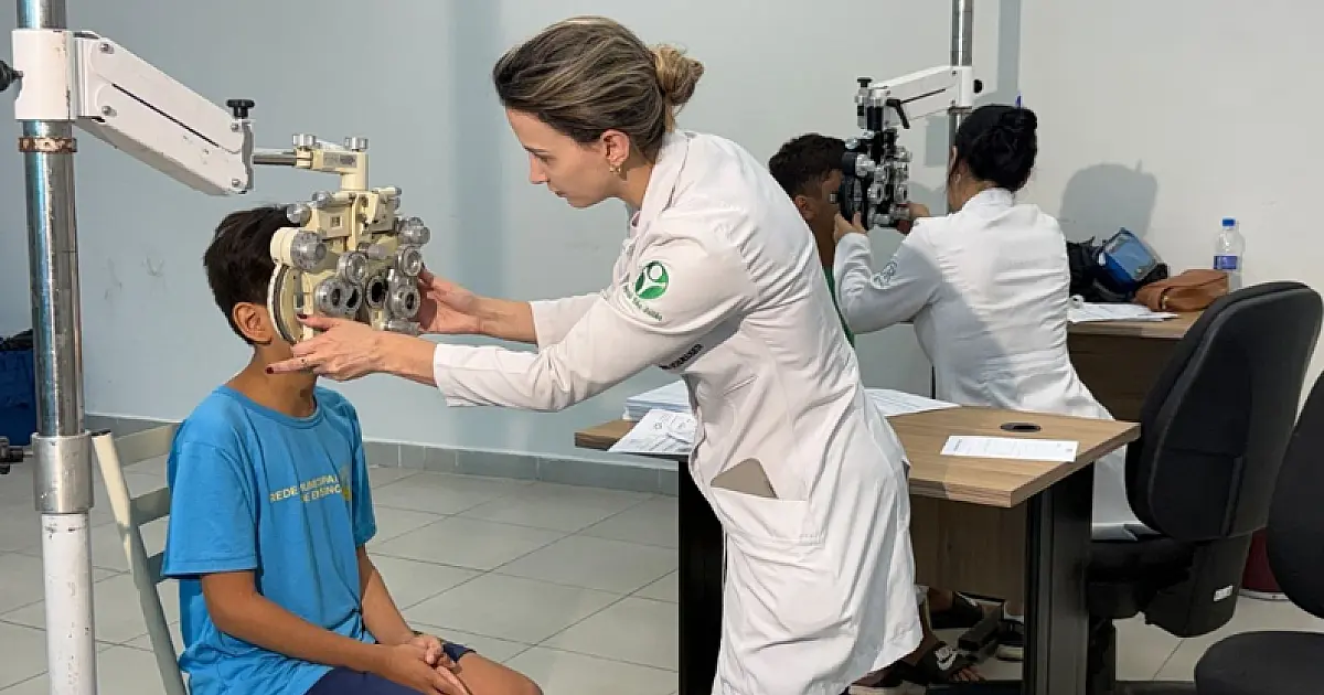 Parceria garante óculos gratuitos para 250 alunos da Rede Municipal de Corumbá