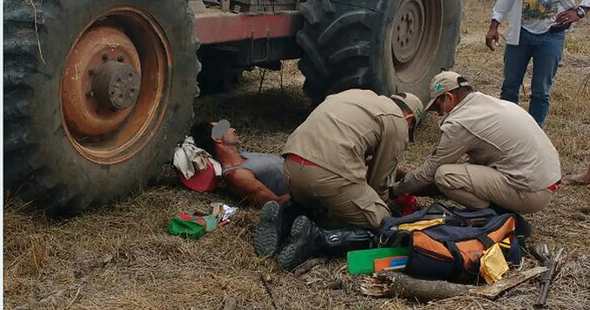 Trabalhador rural sofre fratura por disparo acidental de espingarda