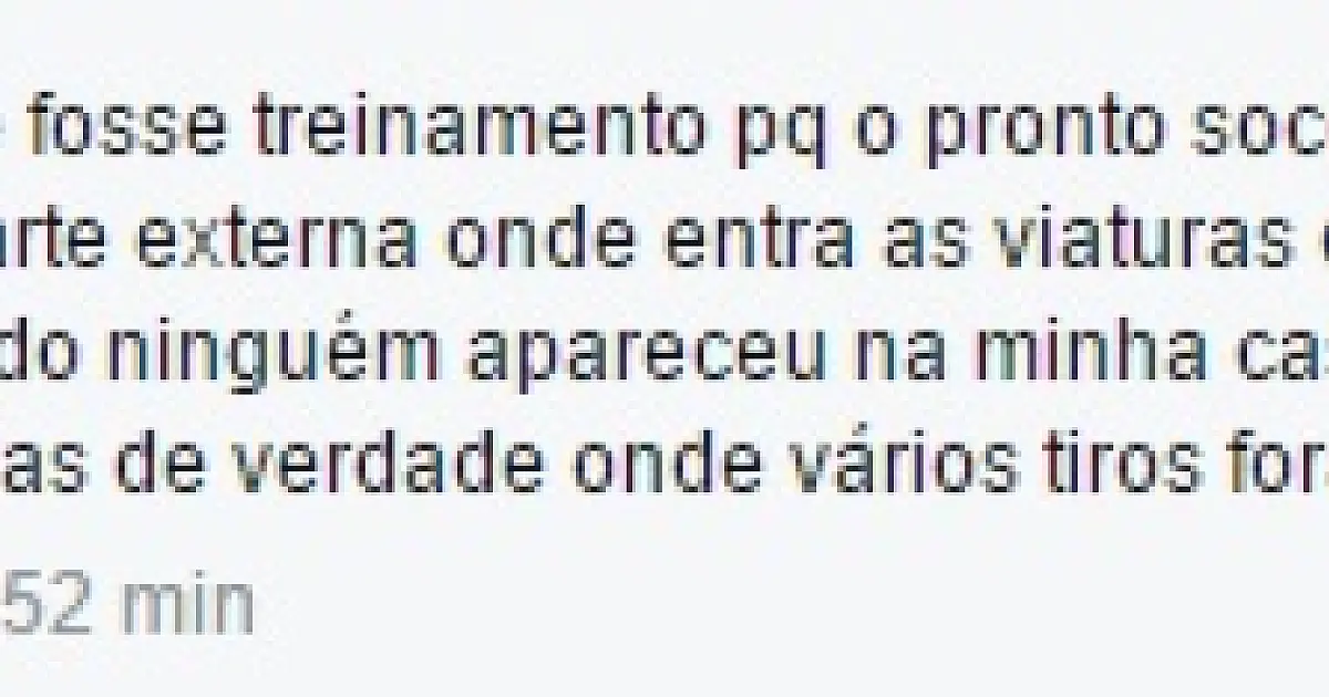 Desesperada com disparos, população não engole versão da PM sobre treinamento na Brinks