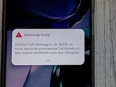 Seu celular vai tocar em alerta, mas é apenas teste nacional da Defesa Civil