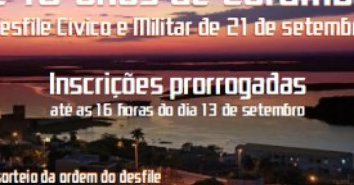 21 de Setembro: entidades têm até dia 13 para preenchimento de formulário online