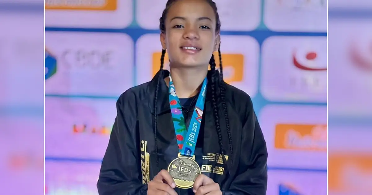 Corumbaense de 12 anos conquista bronze nos Jogos Escolares Brasileiros 2025