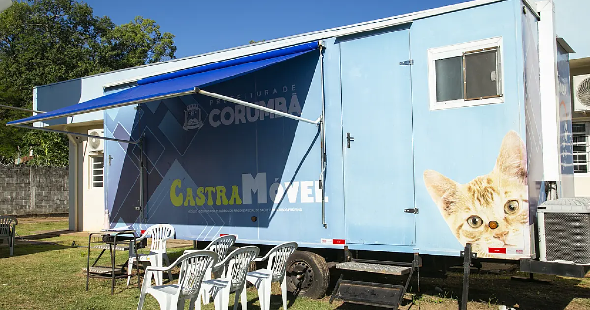 Baixa adesão compromete castrações gratuitas no Castramóvel em Corumbá