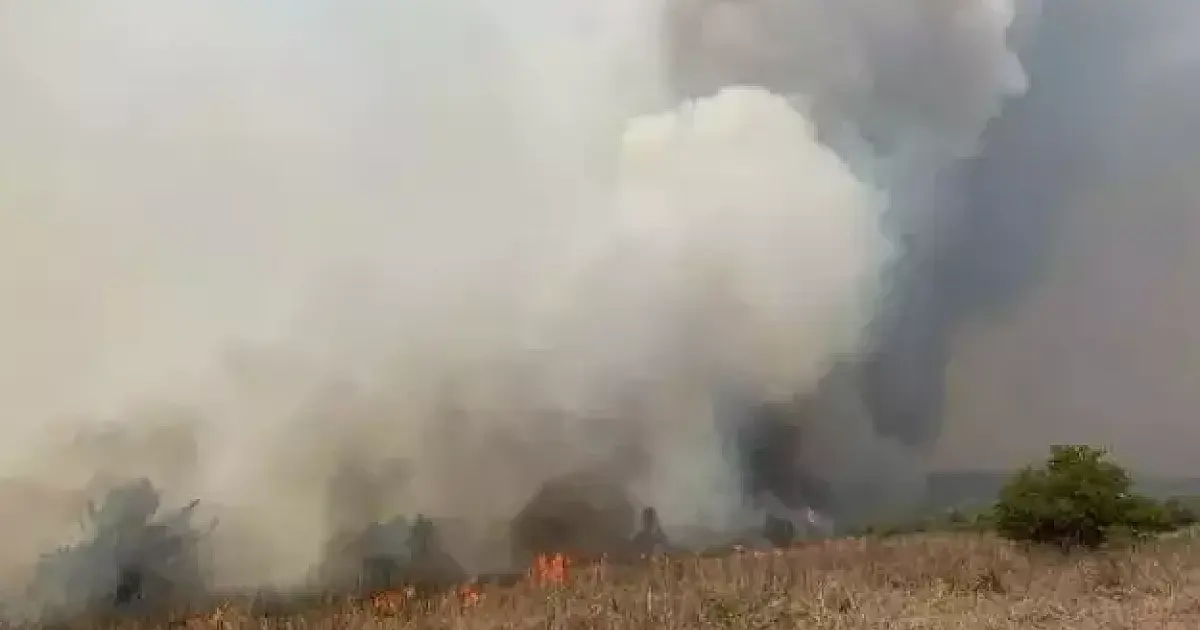 Incêndio avança na Serra do Amolar e ameaça atingir comunidade
