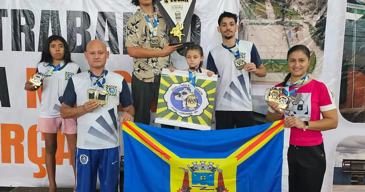 Judô de Corumbá brilha em campeonato regional e inspira novas gerações