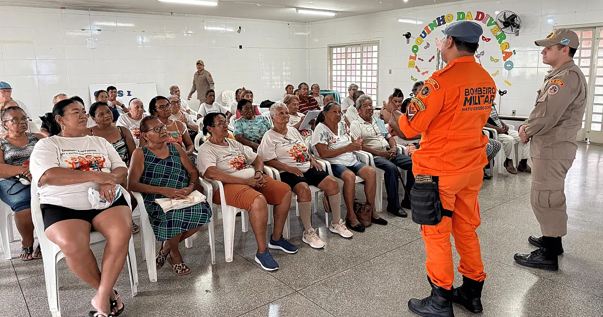 Ação alerta idosos sobre riscos domésticos e como evitar acidentes