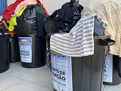 Famílias podem retirar até quatro peças de roupa no CRAS de Ladário