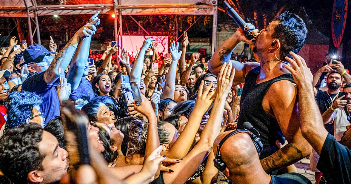 Rapper Xamã conquista o público na segunda noite do Festival América do Sul