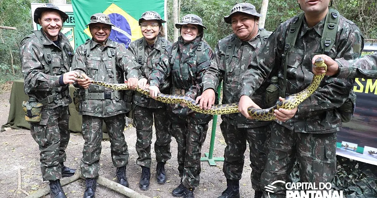 Grupo vive três dias como militares do Exército em Corumbá