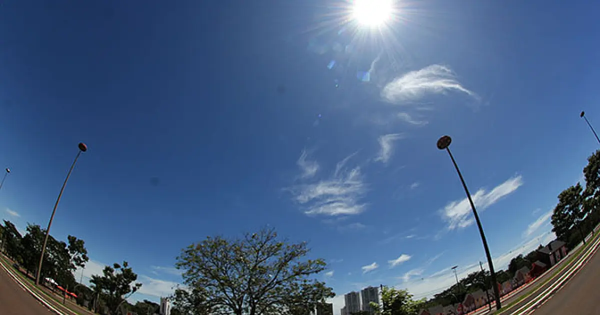 Segunda-feira tem sol e tempo seco em MS