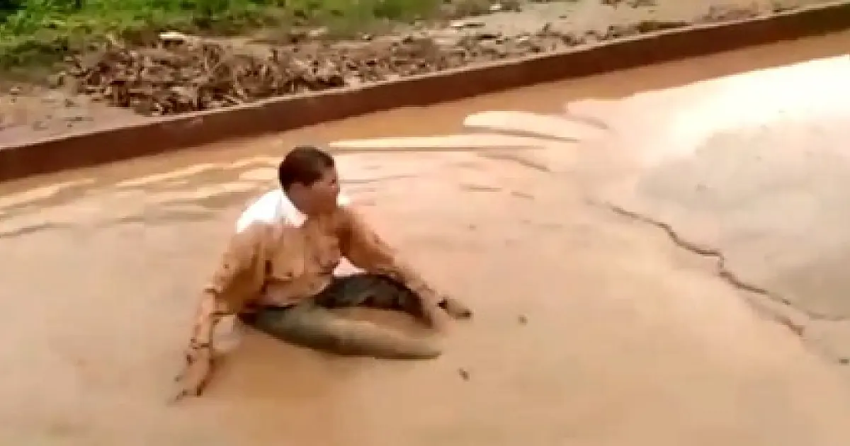 Literalmente na merda