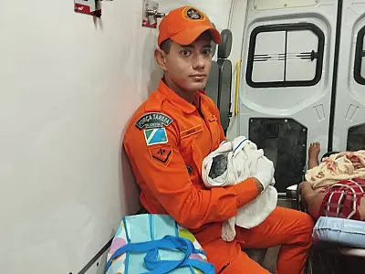 Bombeiros fazem parto de emergência no Assentamento São Gabriel