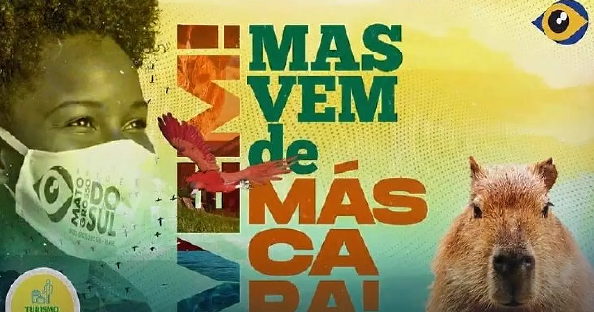 Campanha “Vem, mas vem de máscara!” anuncia retomada do turismo em MS
