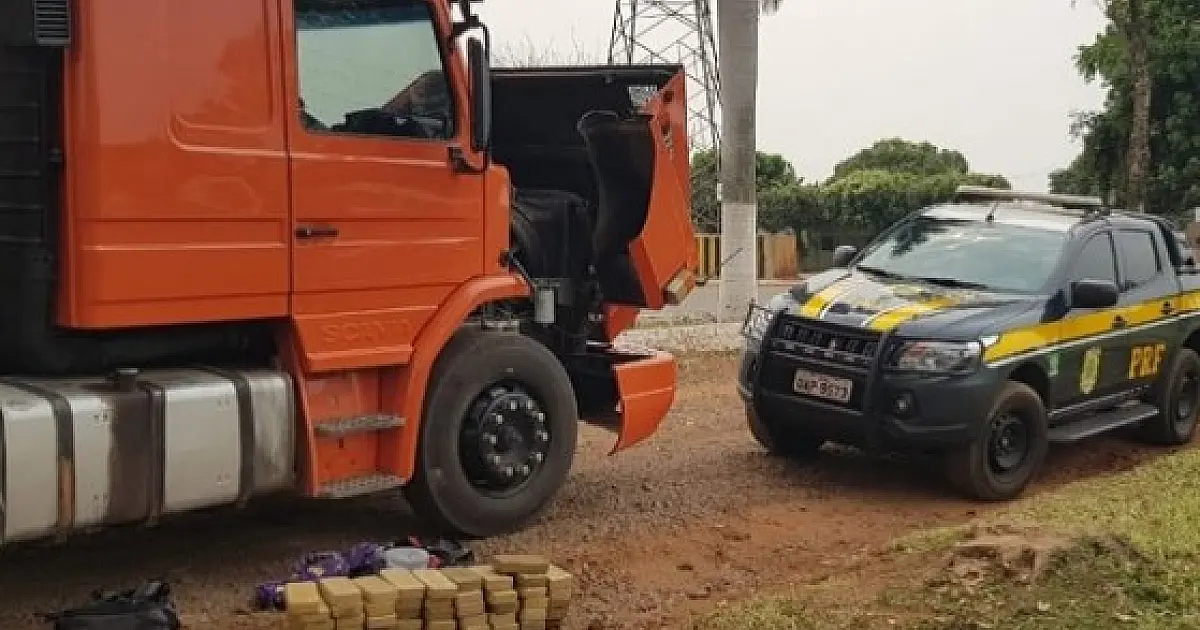 PRF apreende 47 quilos de cocaína que saiu de Corumbá