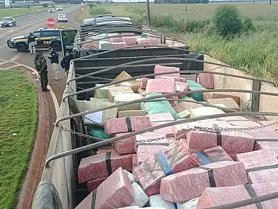 PRF apreende em MS a maior carca de maconha do ano no país